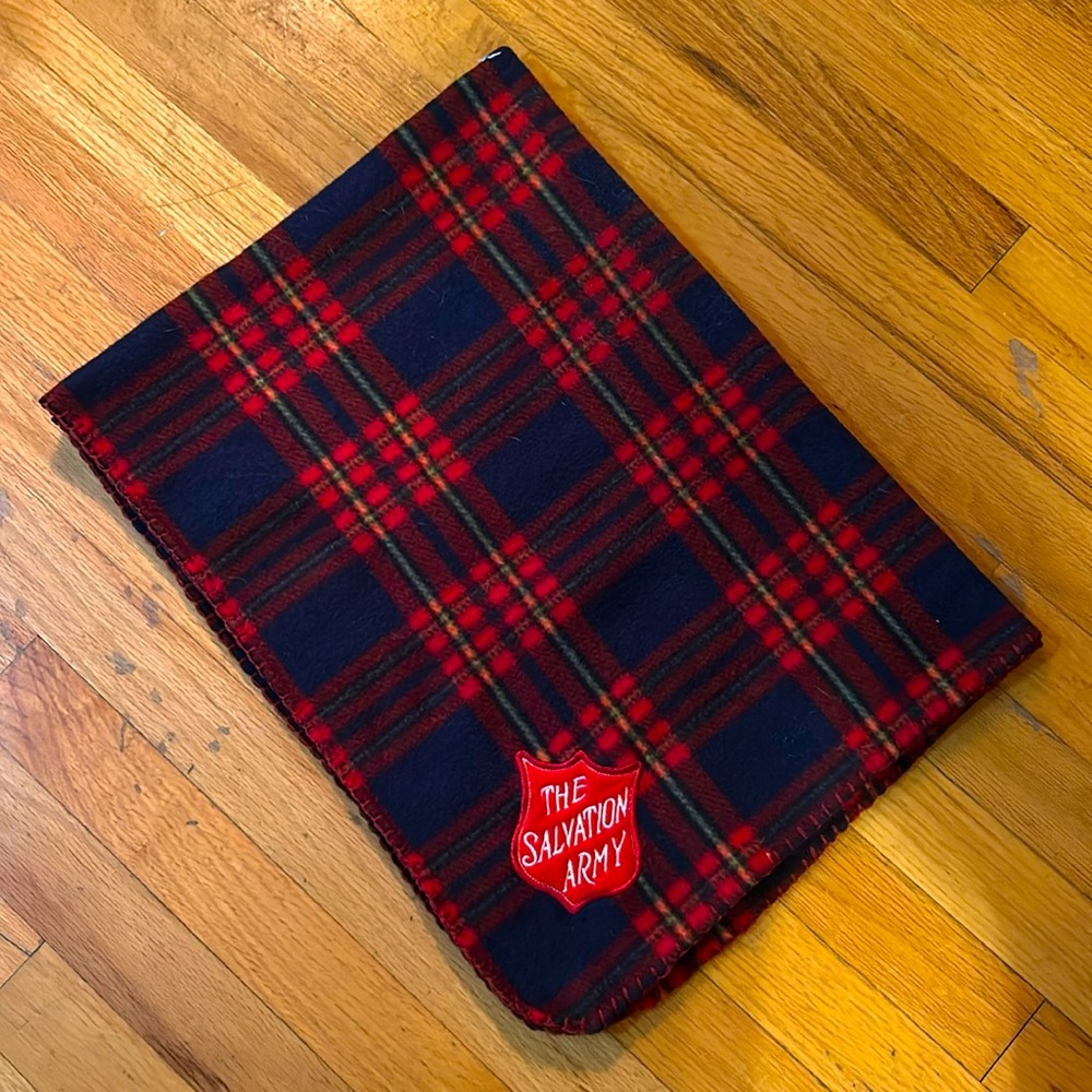 Vintage Salvation Army Throw Blanket